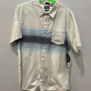 O’Neill Striped Button Down NWT